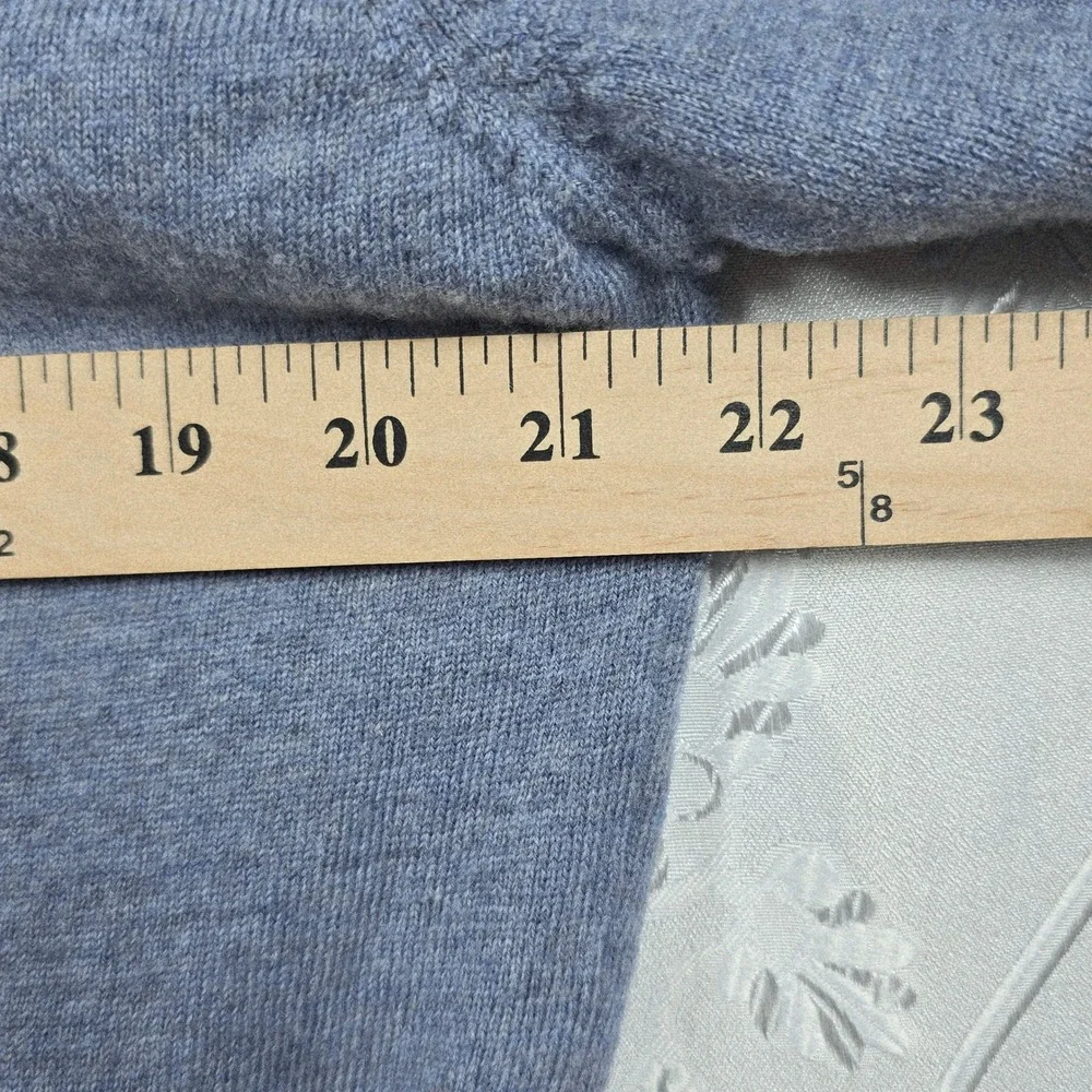 Jos A Bank Signature Collection XL Merino Wool V-Neck Sweater Mens‎ Blue READ